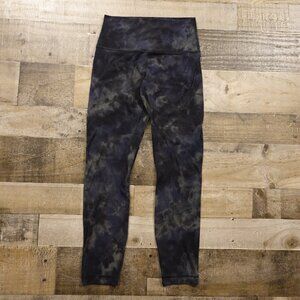 Lululemon Align Leggings 25" Size 6 Diamond Dye Graphite Bronze Yoga